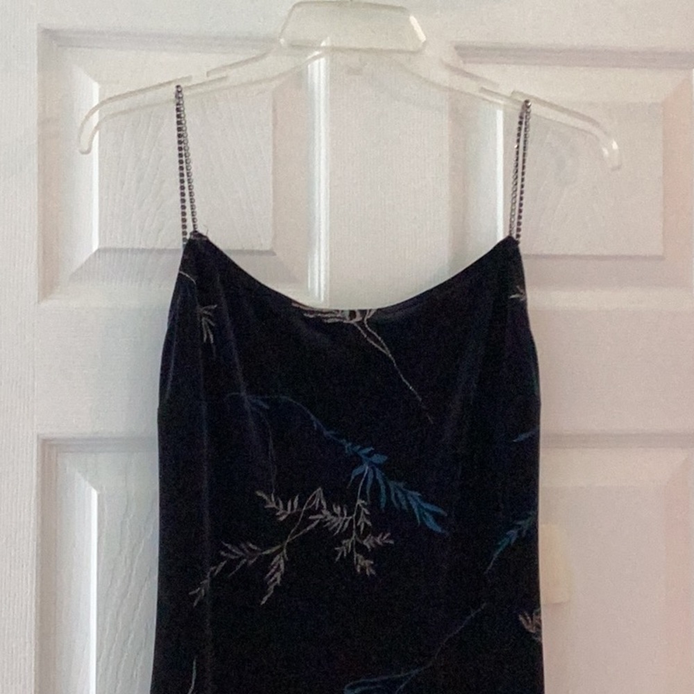 Chic Backless Dress in Black and Blue